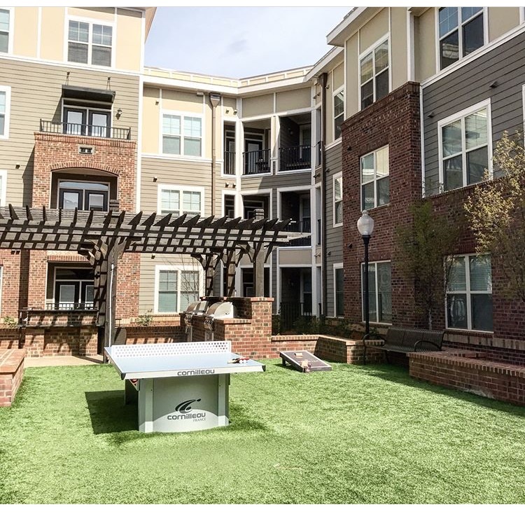 ping pong table apartment community
