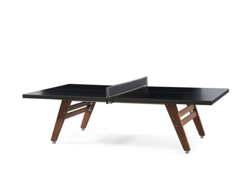 RS Barcelona Black Stationary Ping Pong Table