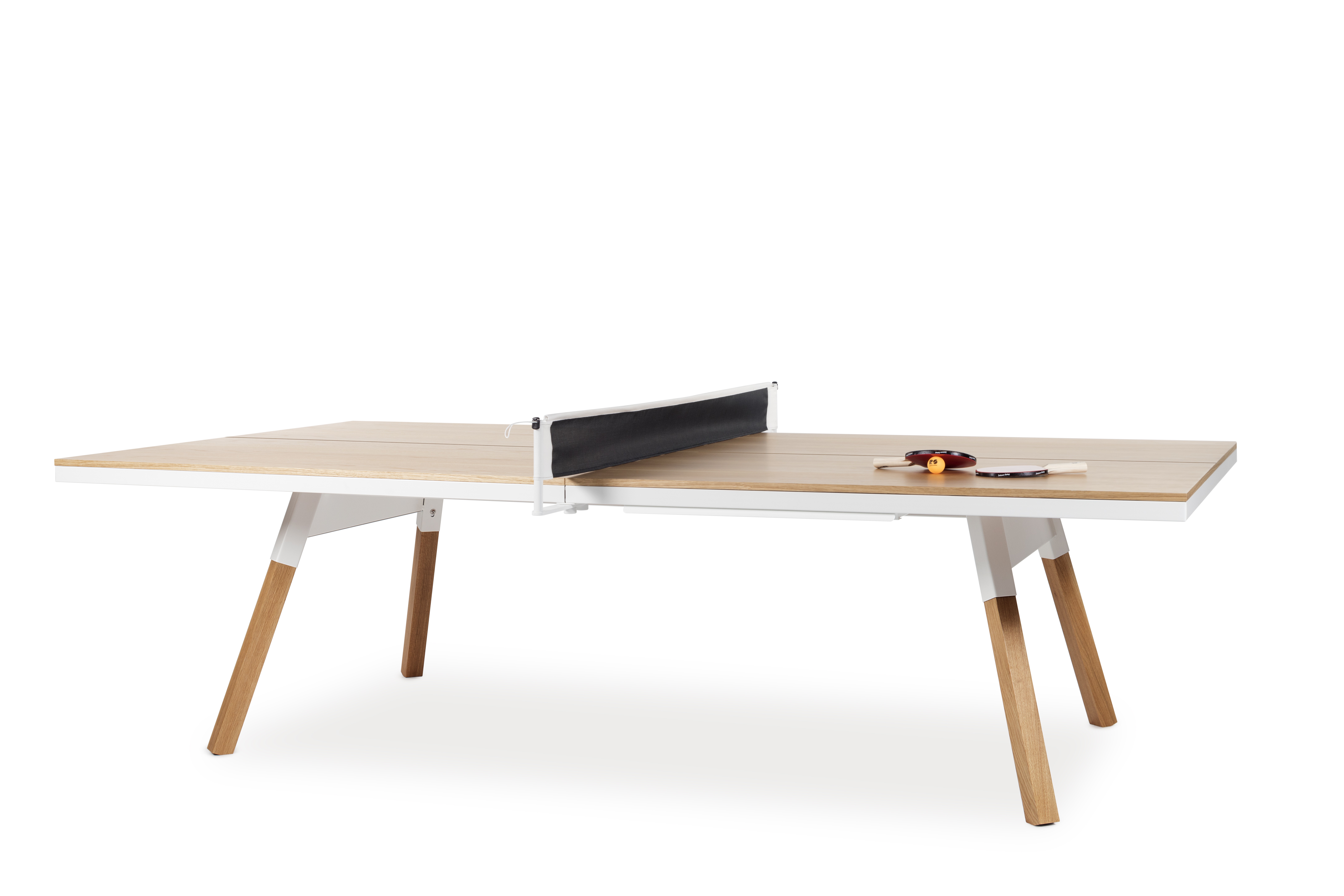 You and Me Oak Ping Pong Table