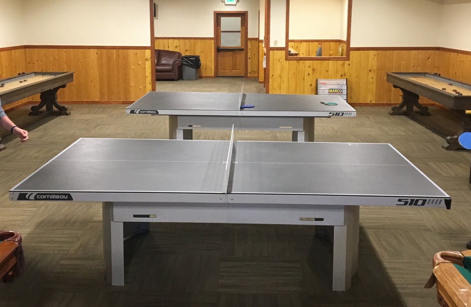 cornilleau ping pong table YMCA colorado